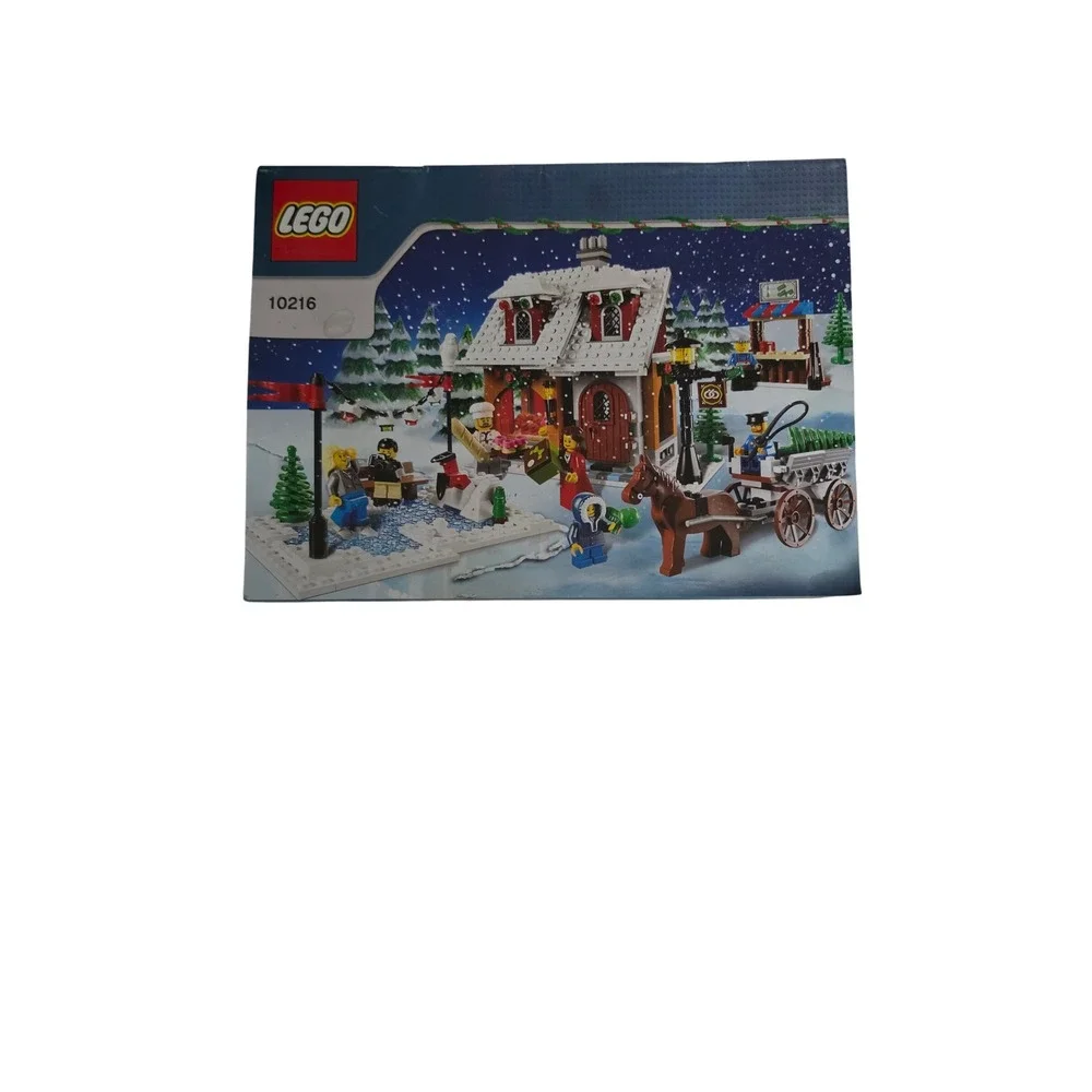 LEGO 10216 Winter Village Bakery INSTRUCTION BOOKLET Manual ONLY intact Edgewear